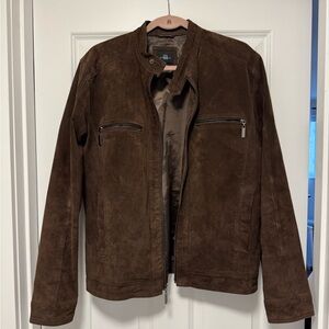 Men's Brown Suede Jacket